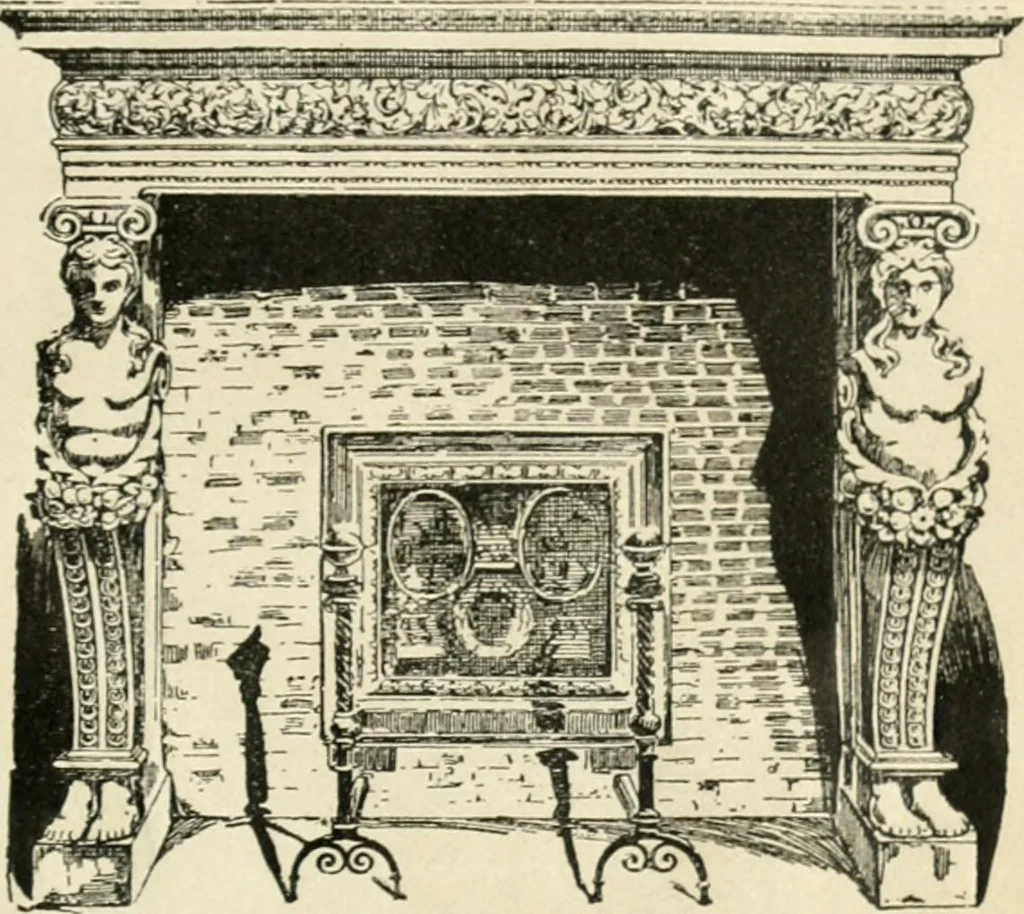 An illustration from How to know period styles in furniture; a brief history of furniture from the days of ancient Egypt to the present time, illustrated with over 300 typical examples and a brief description of each period, 1913, leaf 42