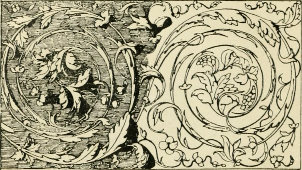 An illustration from How to know period styles in furniture; a brief history of furniture from the days of ancient Egypt to the present time, illustrated with over 300 typical examples and a brief description of each period, 1913, leaf 43