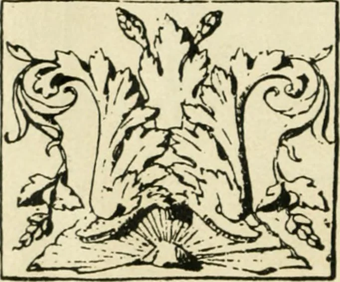An illustration from How to know period styles in furniture; a brief history of furniture from the days of ancient Egypt to the present time, illustrated with over 300 typical examples and a brief description of each period, 1913, leaf 43