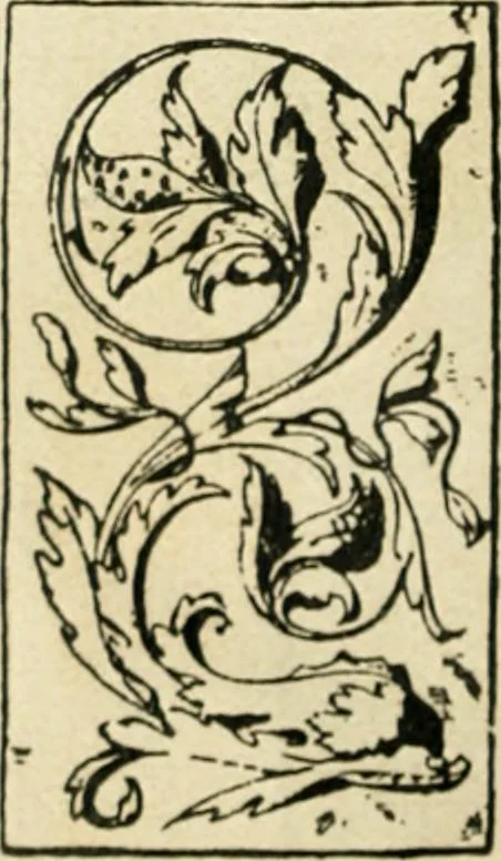 An illustration from How to know period styles in furniture; a brief history of furniture from the days of ancient Egypt to the present time, illustrated with over 300 typical examples and a brief description of each period, 1913, leaf 43