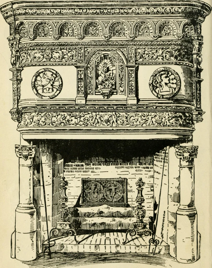 An illustration from How to know period styles in furniture; a brief history of furniture from the days of ancient Egypt to the present time, illustrated with over 300 typical examples and a brief description of each period, 1913, leaf 47