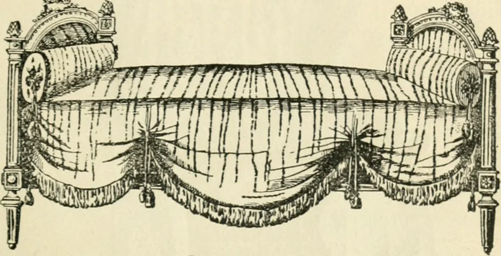 An illustration from How to know period styles in furniture; a brief history of furniture from the days of ancient Egypt to the present time, illustrated with over 300 typical examples and a brief description of each period, 1913, leaf 62
