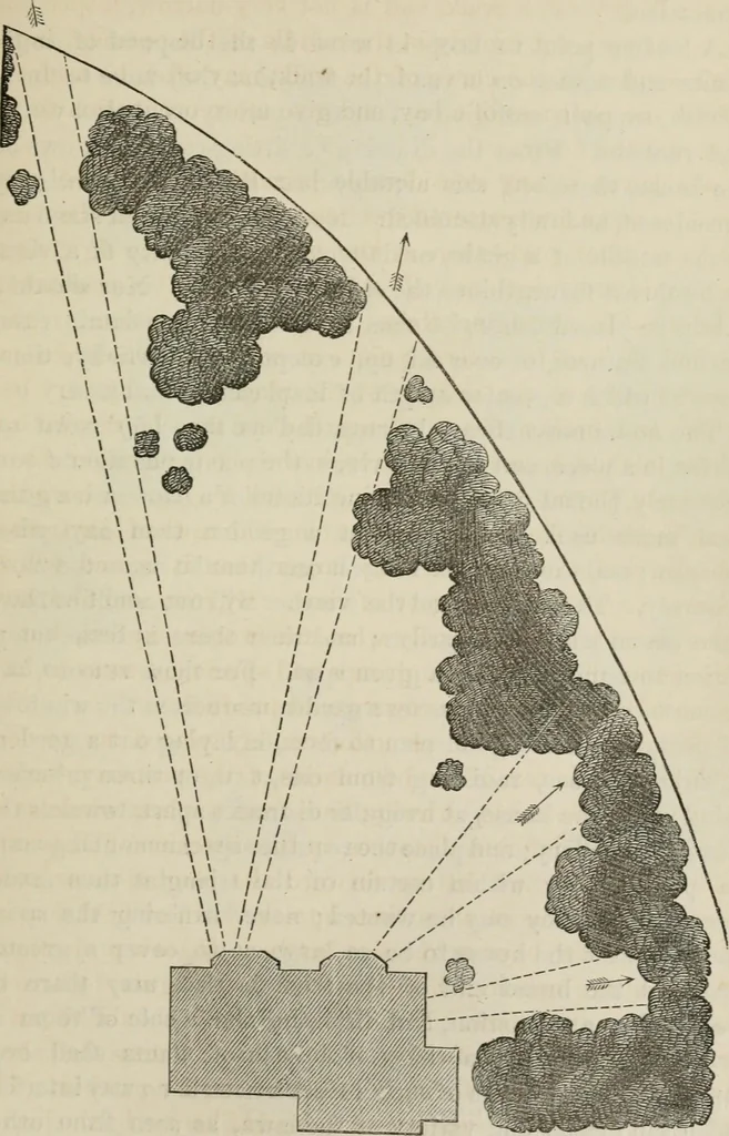 An illustration from How to lay out a garden : intended as a general guide in choosing, forming, or improving an estate, (from a quarter of an acre to a hundred acres in extent) with reference to both design and execution, 1860, leaf 116