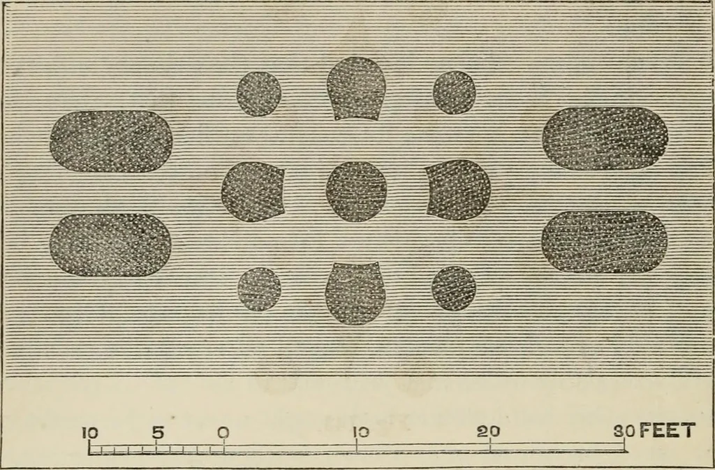 An illustration from How to lay out a garden : intended as a general guide in choosing, forming, or improving an estate, (from a quarter of an acre to a hundred acres in extent) with reference to both design and execution, 1860, leaf 291