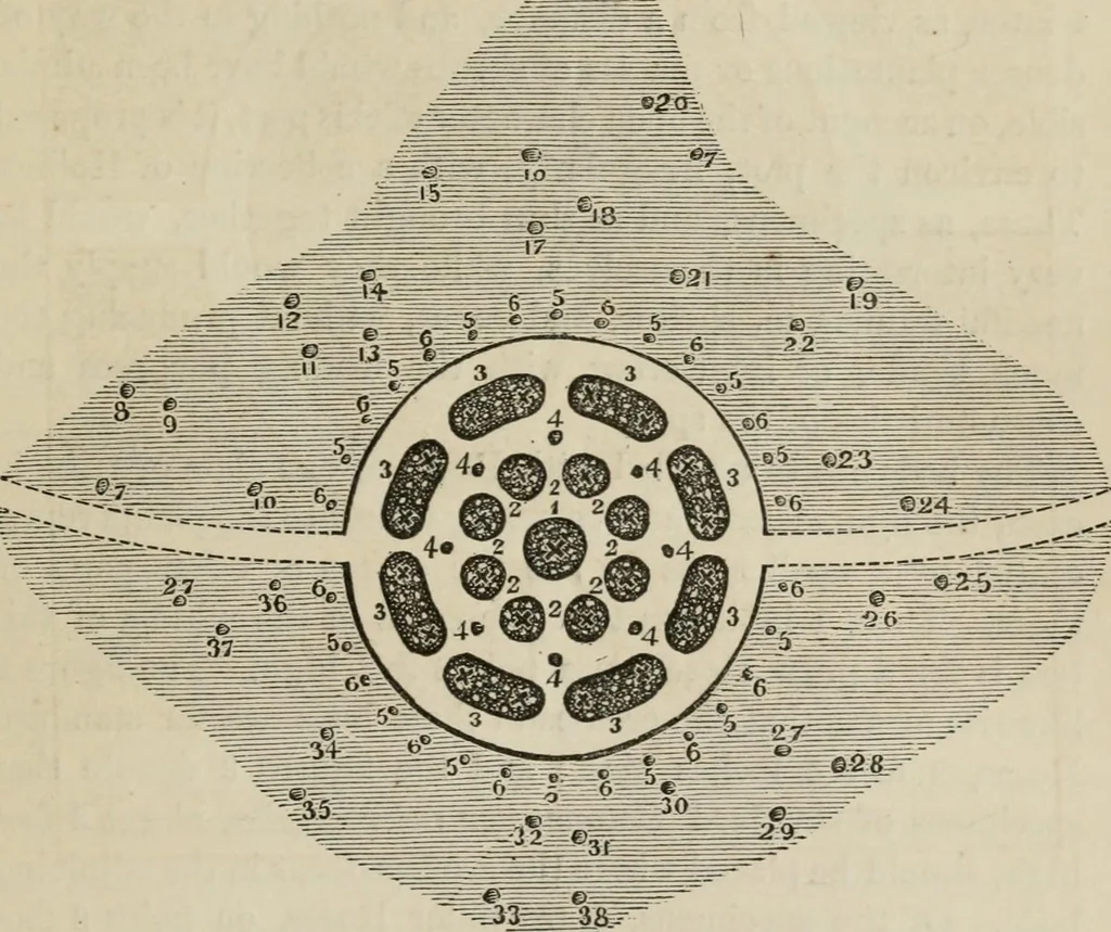 An illustration from How to lay out a garden : intended as a general guide in choosing, forming, or improving an estate, (from a quarter of an acre to a hundred acres in extent) with reference to both design and execution, 1860, leaf 322