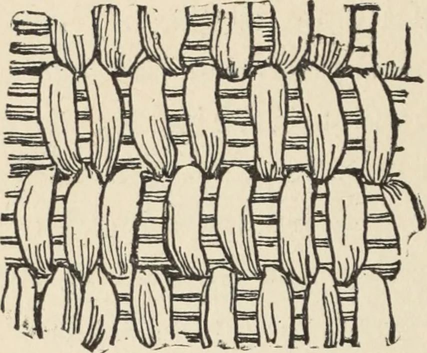 An illustration from How to make baskets, 1911, leaf 223