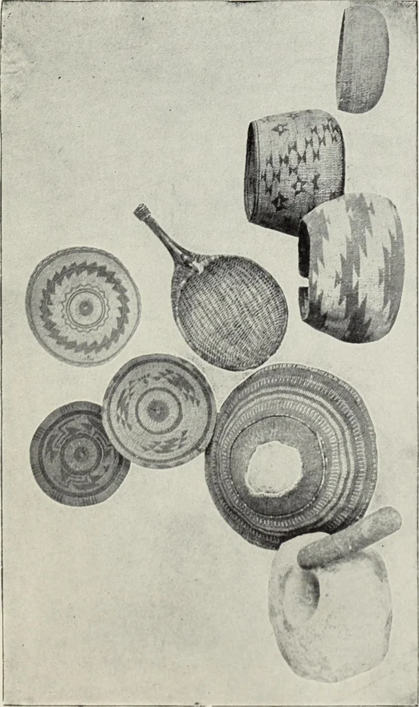 An illustration from How to make baskets, 1911, leaf 232