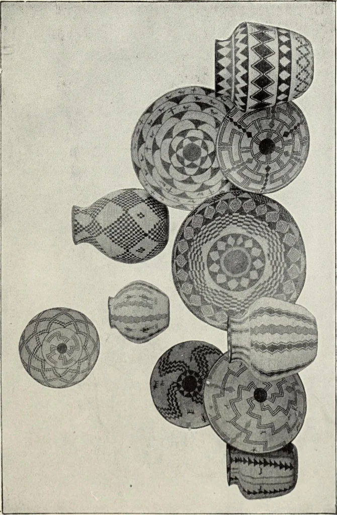 An illustration from How to make baskets, 1911, leaf 246
