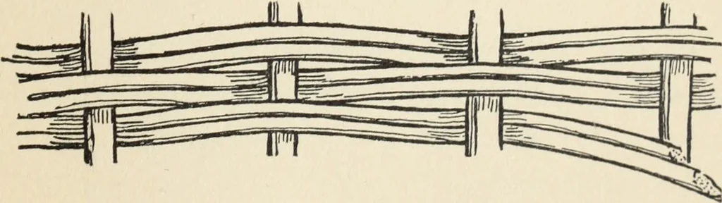An illustration from How to make baskets, 1911, leaf 26