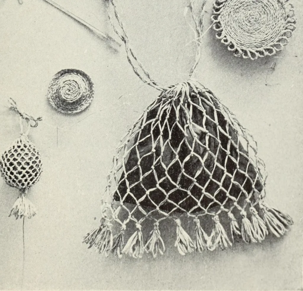 An illustration from How to make baskets, 1911, leaf 36