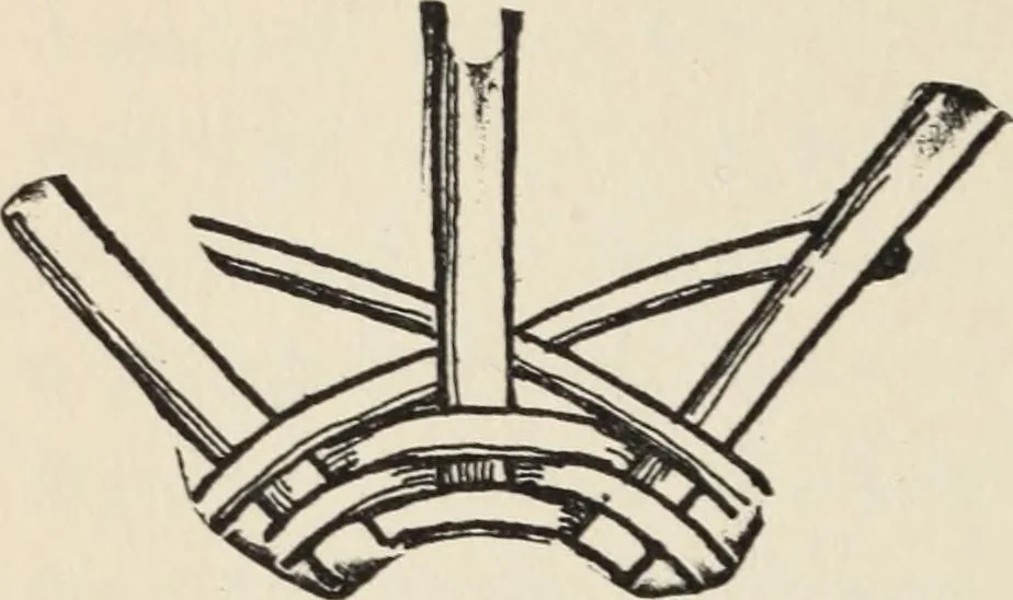An illustration from How to make baskets, 1911, leaf 49