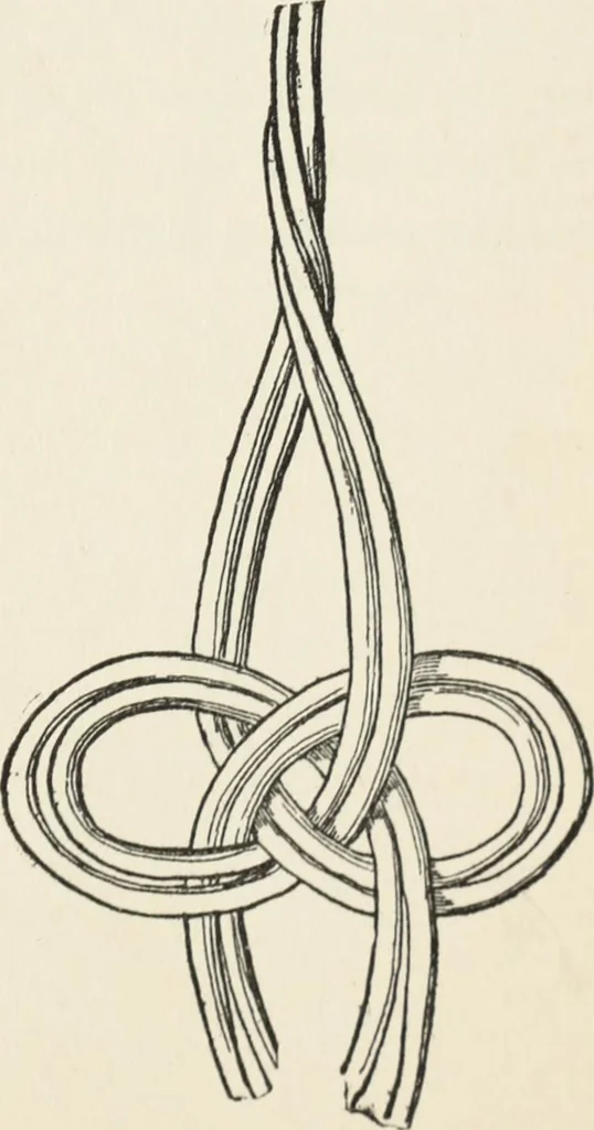 An illustration from How to make baskets, 1911, leaf 94
