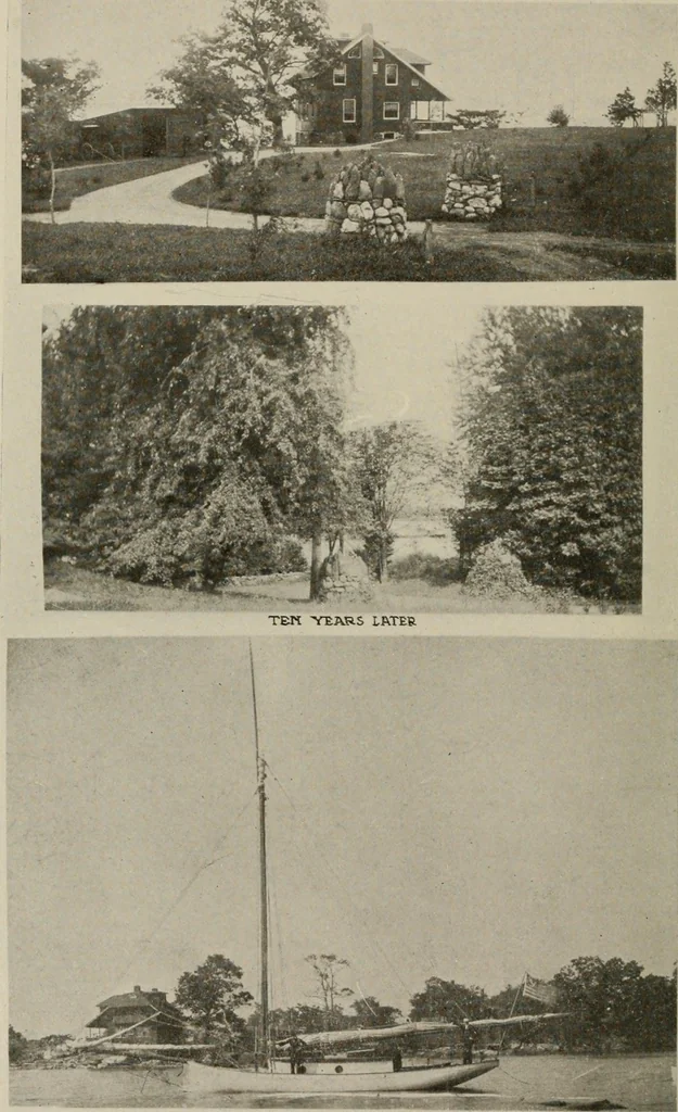 An illustration from How to make a country place; an account of the successes and the mistakes of an amateur in thirty-five years of farming, building and development: together with a practical plan for securing a home and an independent income, starting with small capital, 1914, leaf 281