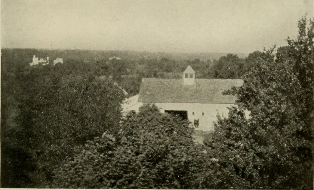 An illustration from How to make a country place; an account of the successes and the mistakes of an amateur in thirty-five years of farming, building and development: together with a practical plan for securing a home and an independent income, starting with small capital, 1914, leaf 42