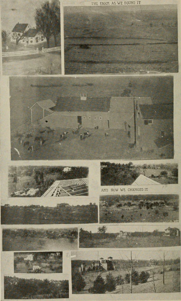 An illustration from How to make a country place; an account of the successes and the mistakes of an amateur in thirty-five years of farming, building and development: together with a practical plan for securing a home and an independent income, starting with small capital, 1914, leaf 55