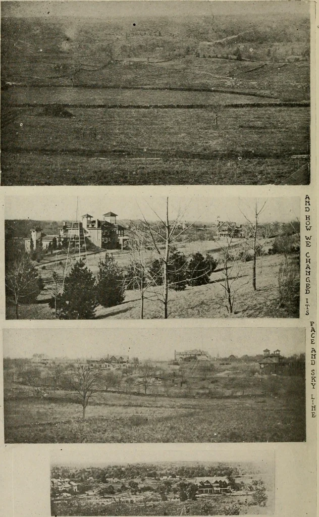 An illustration from How to make a country place; an account of the successes and the mistakes of an amateur in thirty-five years of farming, building and development: together with a practical plan for securing a home and an independent income, starting with small capital, 1914, leaf 7