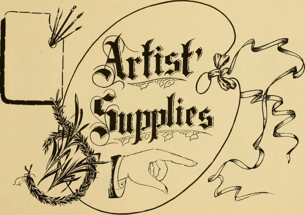 An illustration from How to make effective show-cards, off hand card writing and pen lettering by a new and simple method with fifty-six original cuts;, 1898, leaf 108