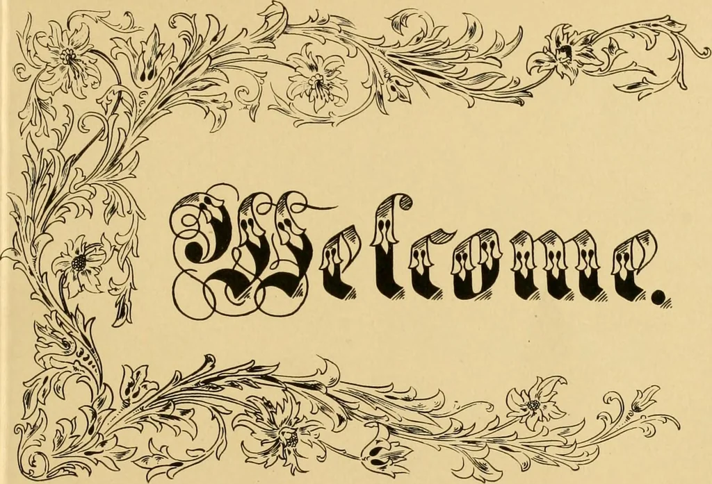 An illustration from How to make effective show-cards, off hand card writing and pen lettering by a new and simple method with fifty-six original cuts;, 1898, leaf 118