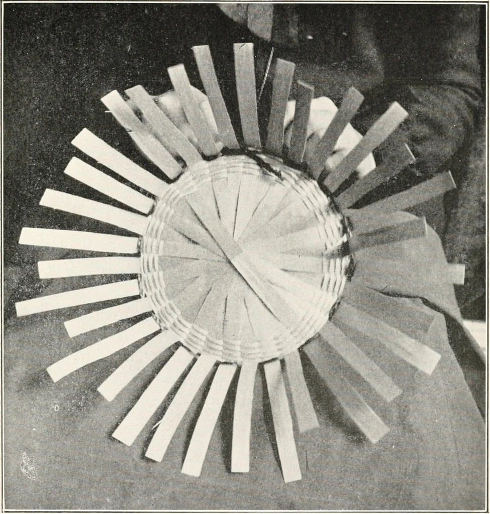 An illustration from How to make Indian and other baskets, 1903, leaf 10