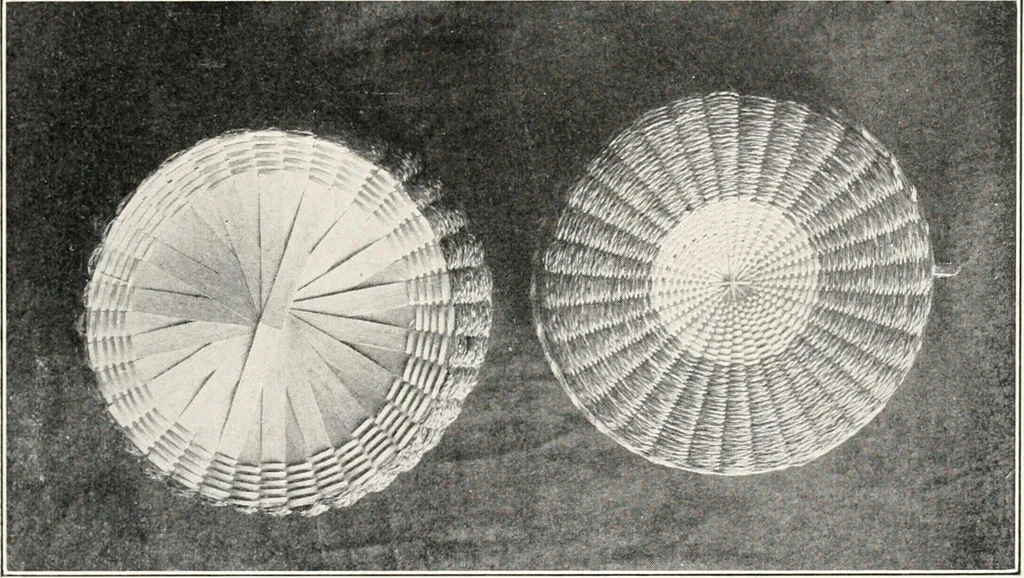 An illustration from How to make Indian and other baskets, 1903, leaf 100