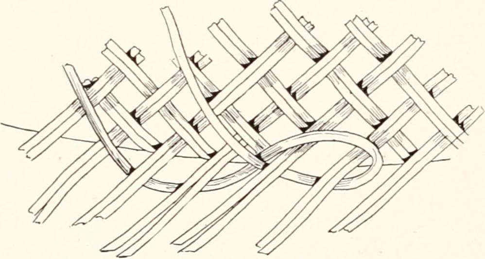 An illustration from How to make Indian and other baskets, 1903, leaf 103