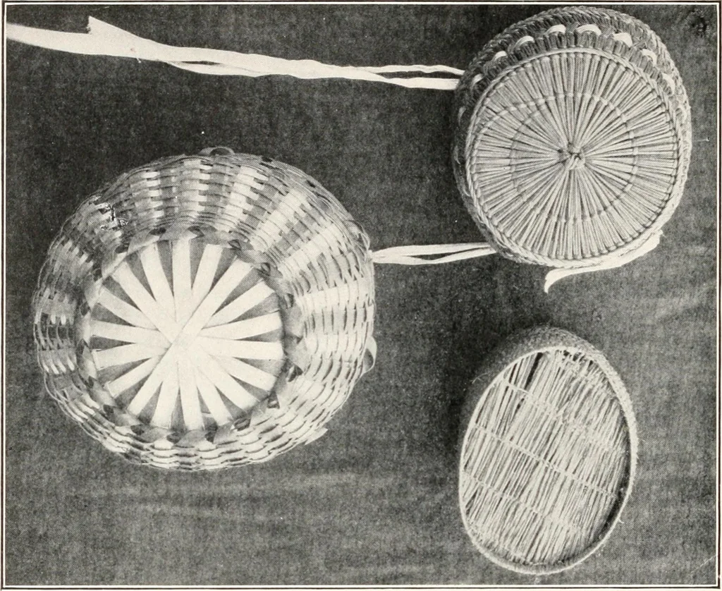 An illustration from How to make Indian and other baskets, 1903, leaf 109