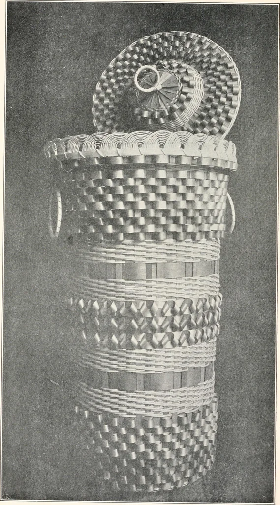 An illustration from How to make Indian and other baskets, 1903, leaf 11