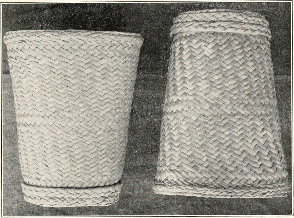An illustration from How to make Indian and other baskets, 1903, leaf 112