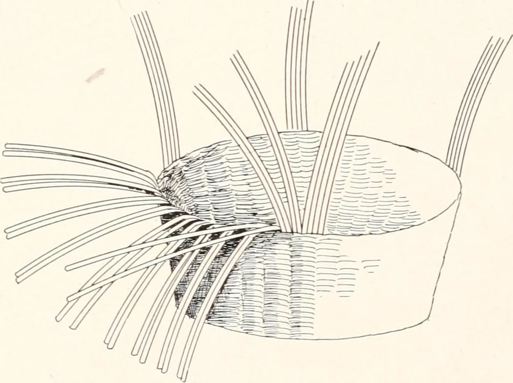 An illustration from How to make Indian and other baskets, 1903, leaf 113