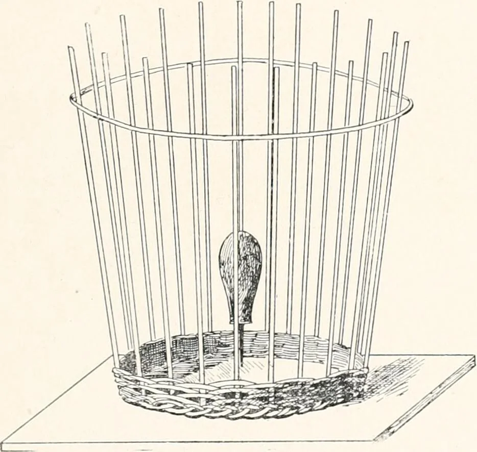 An illustration from How to make Indian and other baskets, 1903, leaf 122