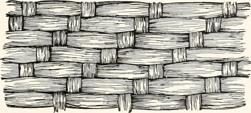 An illustration from How to make Indian and other baskets, 1903, leaf 128