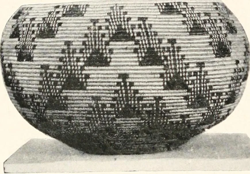 An illustration from How to make Indian and other baskets, 1903, leaf 133