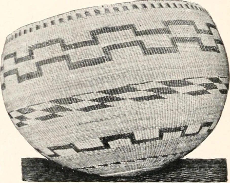 An illustration from How to make Indian and other baskets, 1903, leaf 133