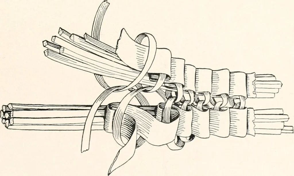 An illustration from How to make Indian and other baskets, 1903, leaf 134