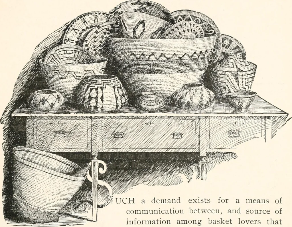 An illustration from How to make Indian and other baskets, 1903, leaf 138