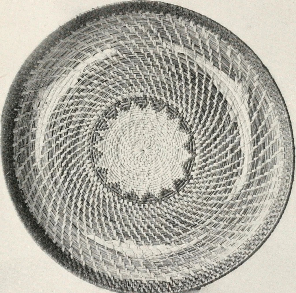 An illustration from How to make Indian and other baskets, 1903, leaf 16