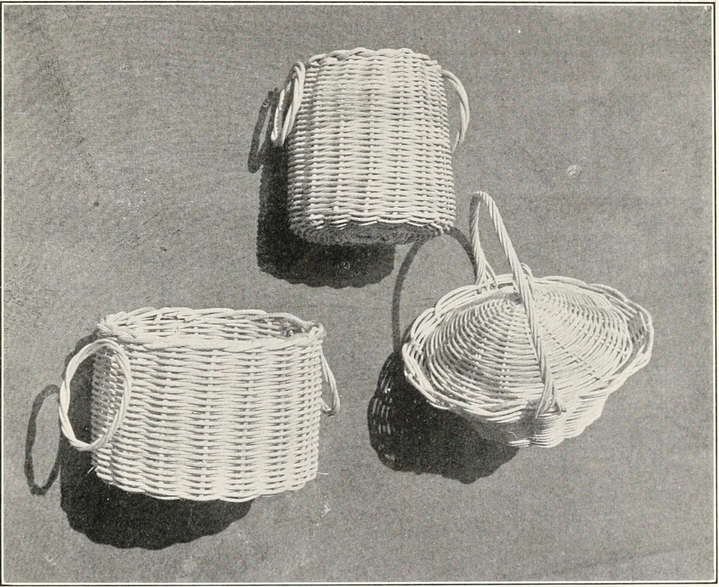 An illustration from How to make Indian and other baskets, 1903, leaf 32