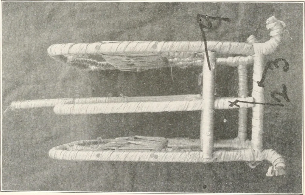 An illustration from How to make Indian and other baskets, 1903, leaf 37