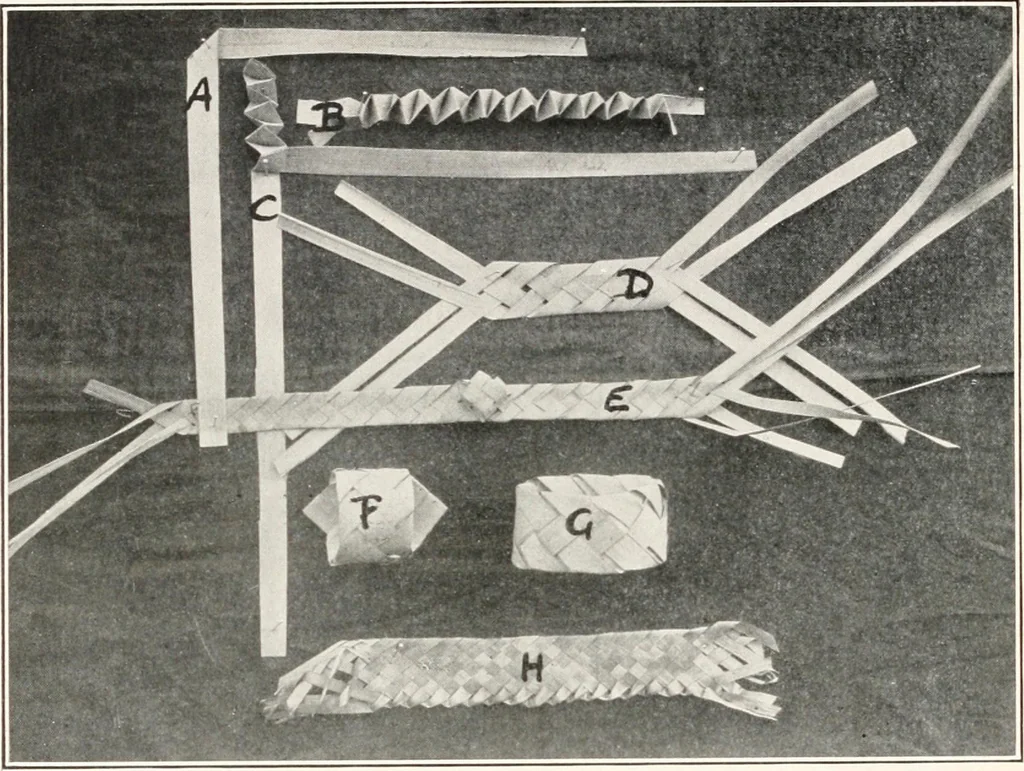 An illustration from How to make Indian and other baskets, 1903, leaf 41