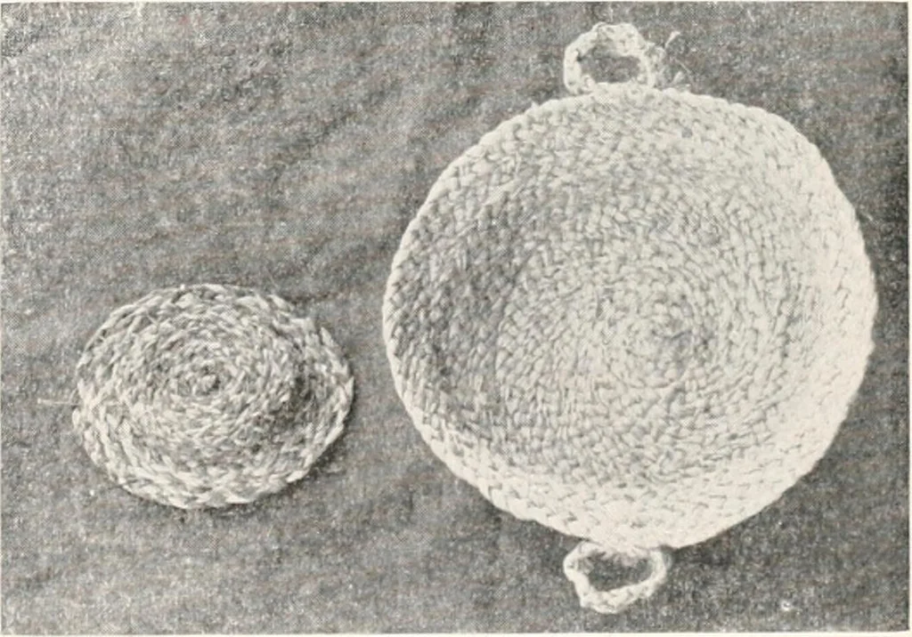 An illustration from How to make Indian and other baskets, 1903, leaf 48