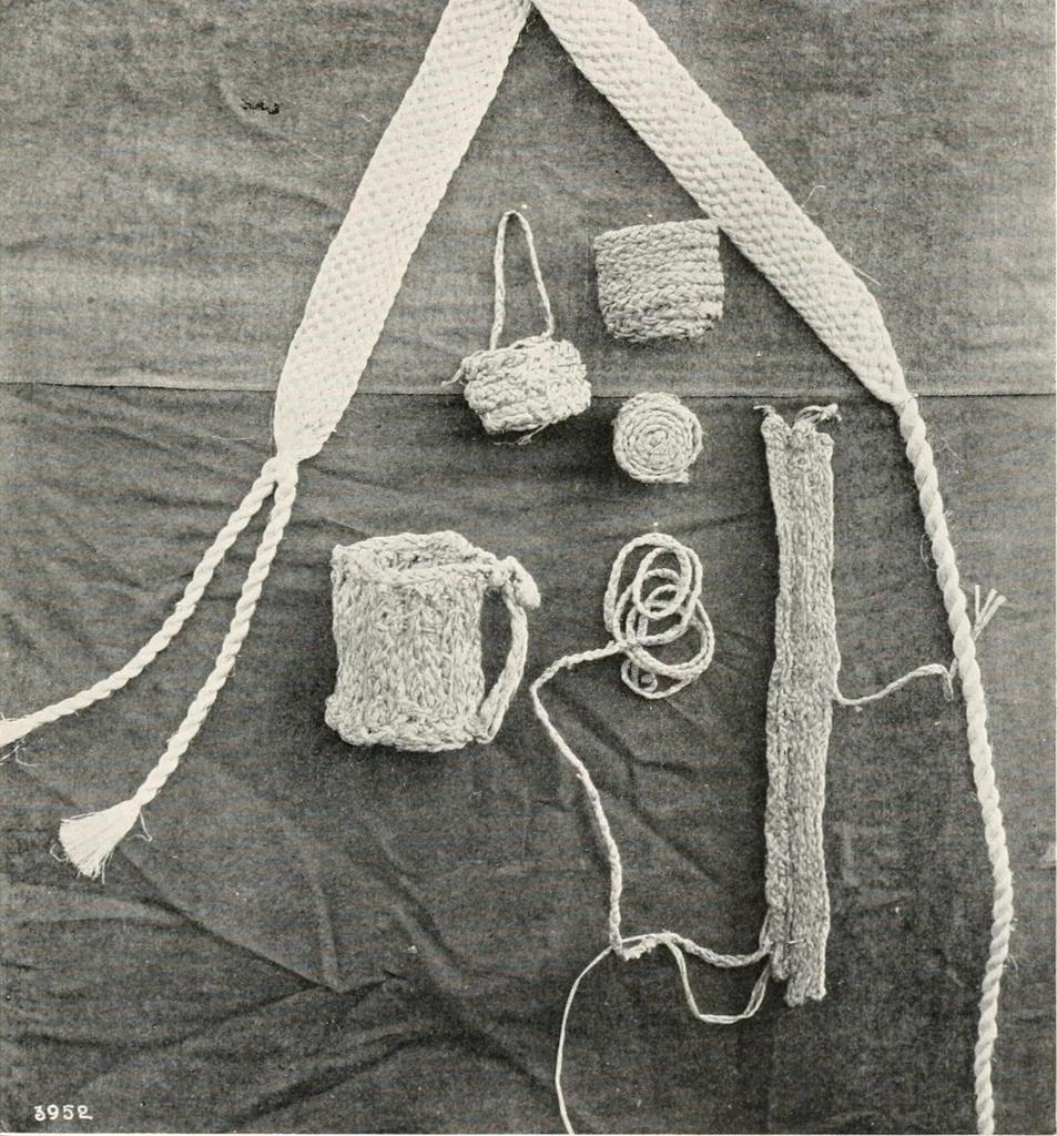 An illustration from How to make Indian and other baskets, 1903, leaf 50