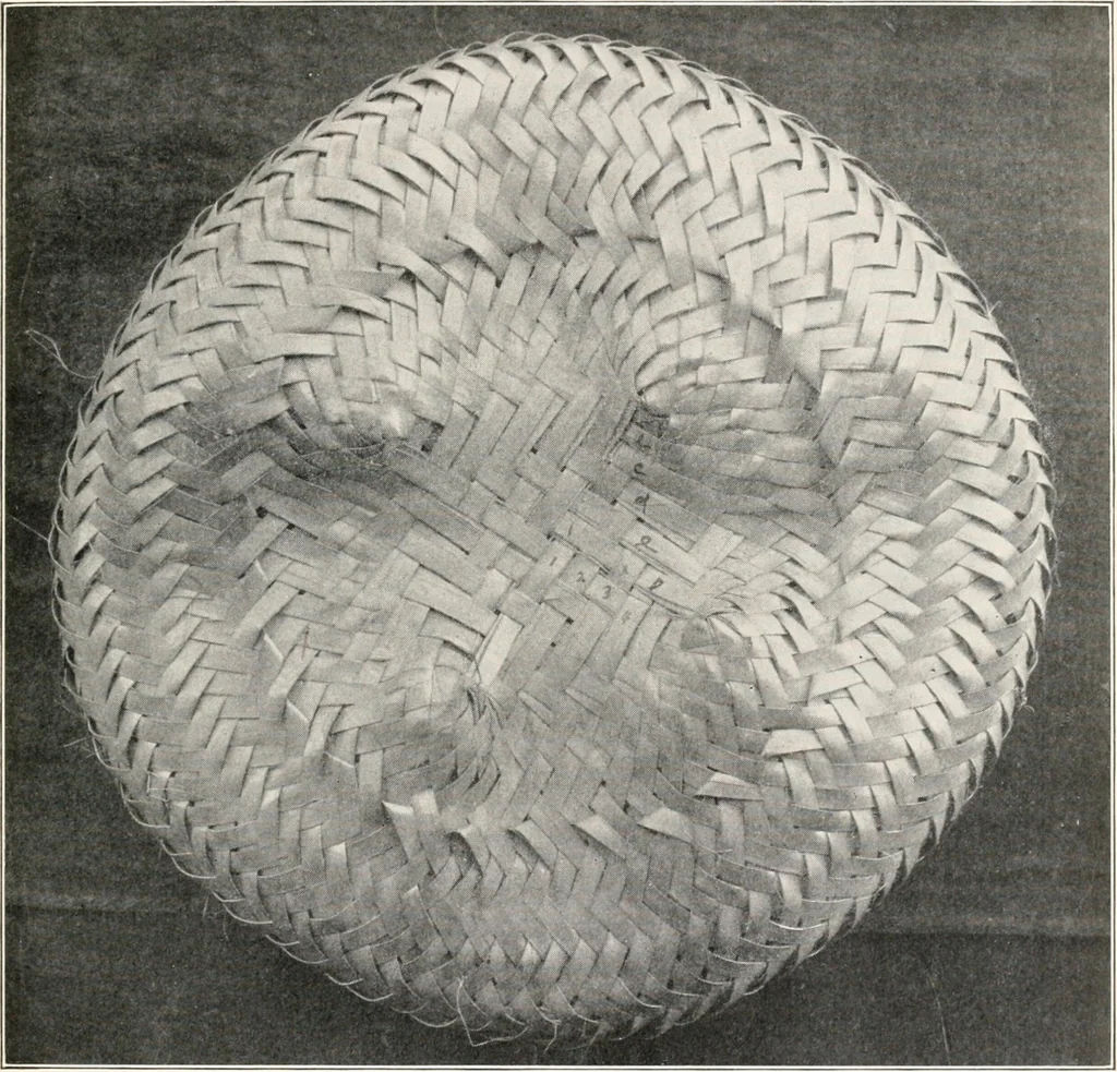 An illustration from How to make Indian and other baskets, 1903, leaf 52