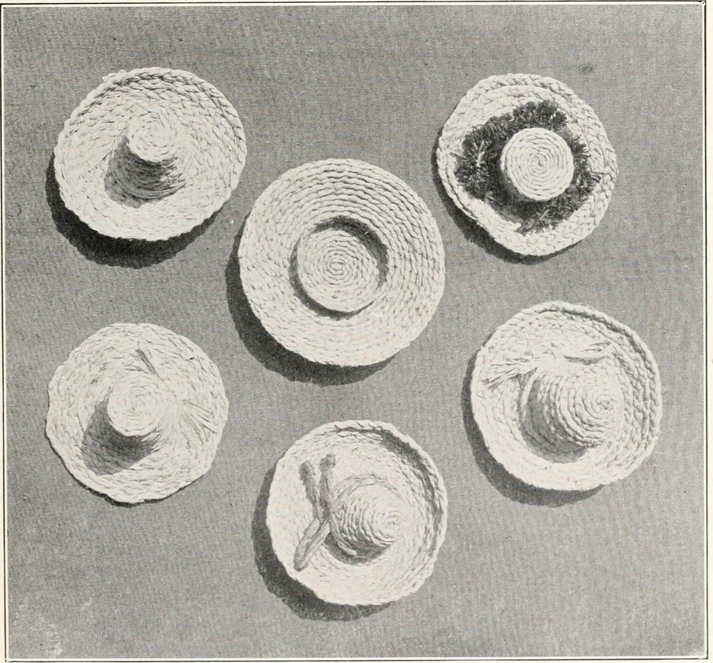 An illustration from How to make Indian and other baskets, 1903, leaf 54