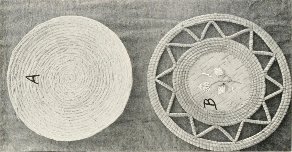 An illustration from How to make Indian and other baskets, 1903, leaf 59