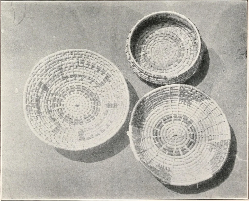 An illustration from How to make Indian and other baskets, 1903, leaf 67