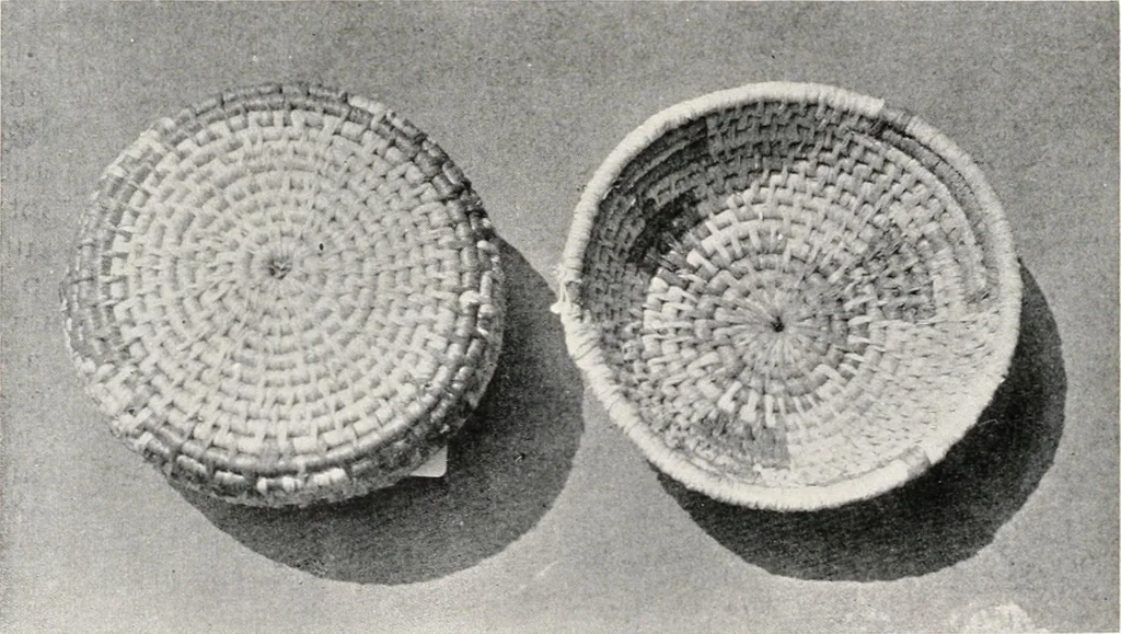 An illustration from How to make Indian and other baskets, 1903, leaf 71