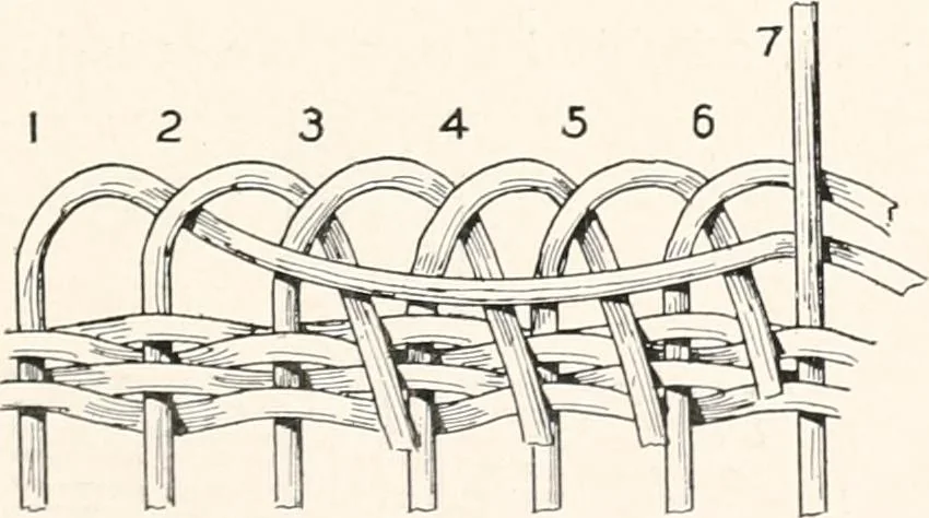 An illustration from How to make Indian and other baskets, 1903, leaf 82