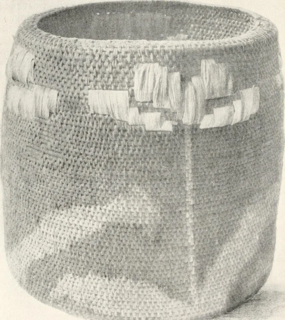 An illustration from How to make Indian and other baskets, 1903, leaf 9