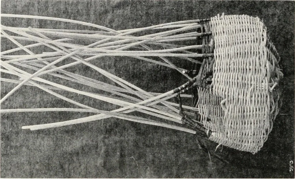 An illustration from How to make Indian and other baskets, 1903, leaf 91