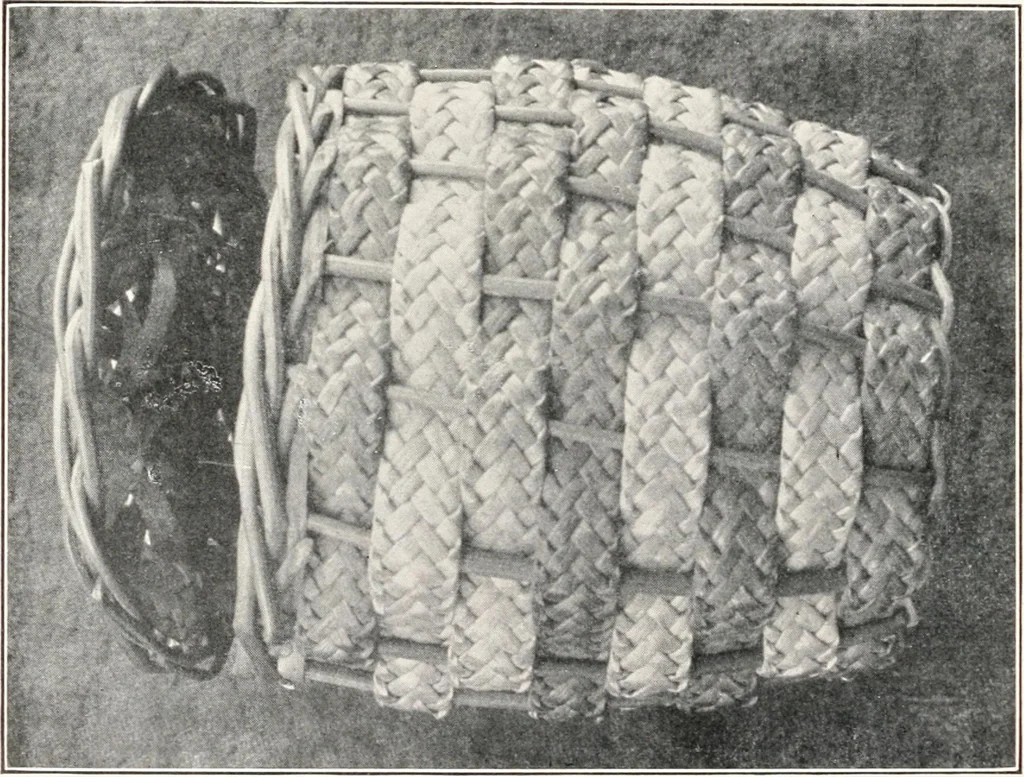 An illustration from How to make Indian and other baskets, 1903, leaf 91